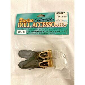 Darice Collectible Doll Accessories Antique/Vintage  Doll Suspenders NEW!